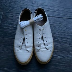 Banana Republic All Leather Tennis Shoes